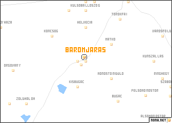 map of Baromjárás