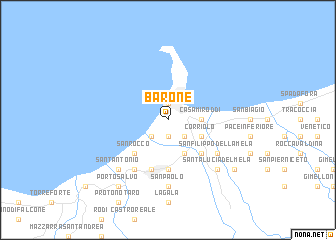 map of Barone