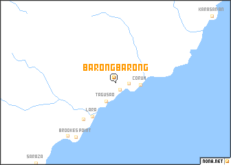 map of Barong Barong