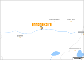 map of Baronskoye