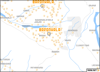 map of Baronwāla