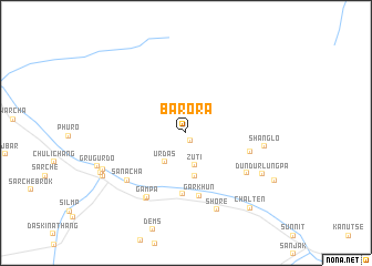 map of Barora