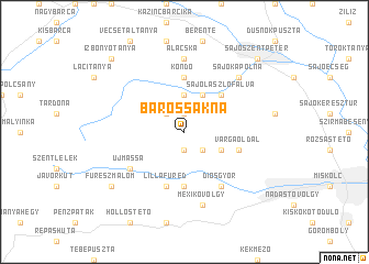 map of Barossakna