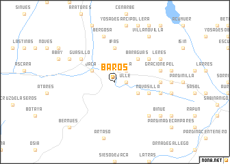 map of Barós