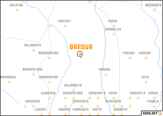 map of Baroua