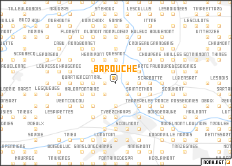 map of Barouche