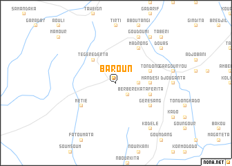 map of Baroun