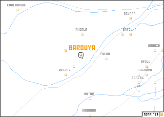 map of Barouya
