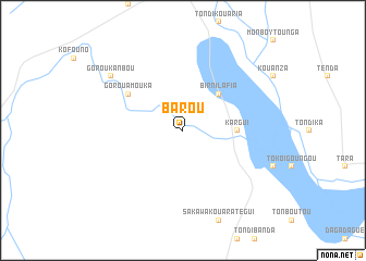 map of Barou