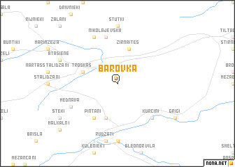 map of Barovka