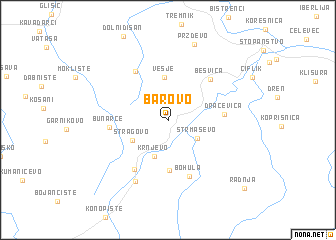 map of Barovo