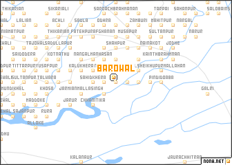 map of Barowāl
