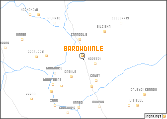 map of Barow Diinle