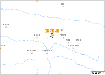 map of Barowoi