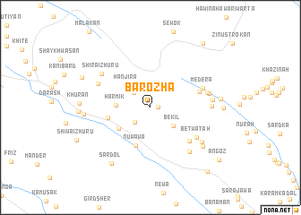 map of Barōzha