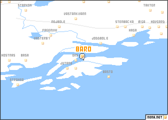 map of Barö