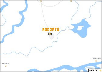 map of Barpeta
