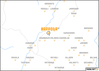 map of Barpoda