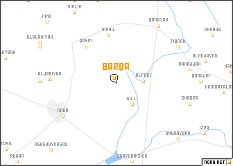 map of Barqā