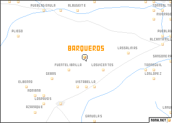 map of Barqueros