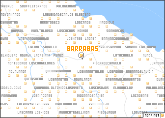 map of Barrabás