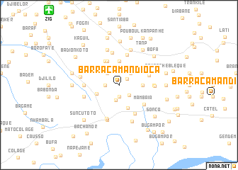 map of Barraca Mandioca