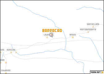 map of Barracão