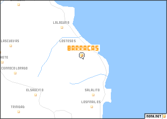 map of Barracas