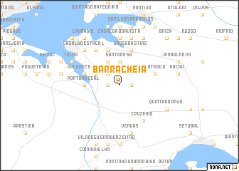 map of Barra Cheia