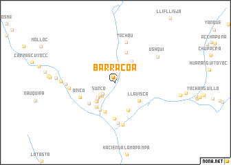 map of Barracoa