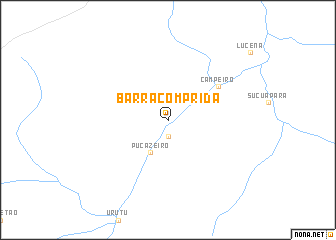 map of Barra Comprida