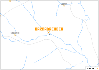 map of Barra da Choça