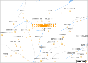 map of Barra da Prata