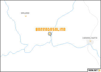map of Barra da Salina