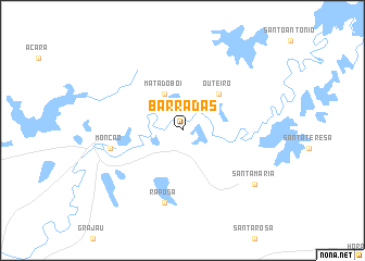 map of Barradas