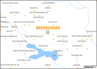 map of Barradinhas