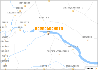 map of Barra do Chata