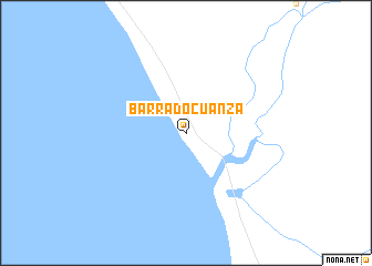 map of Barra do Cuanza