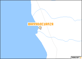 map of Barra do Cuanza