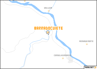map of Barra do Cuieté