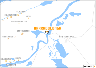 map of Barra do Longá