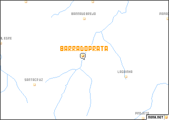map of Barra do Prata