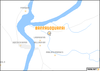 map of Barra do Quaraí