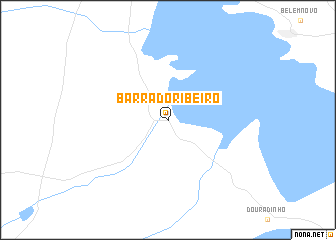 map of Barra do Ribeiro