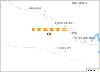 map of Barra do Rio Abaixo