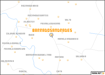 map of Barra dos Andrades