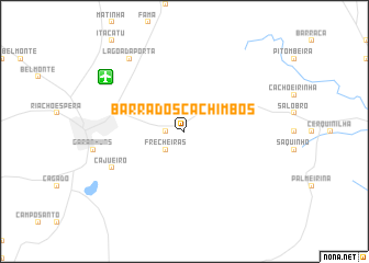 map of Barra dos Cachimbos