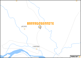 map of Barra do Serrote
