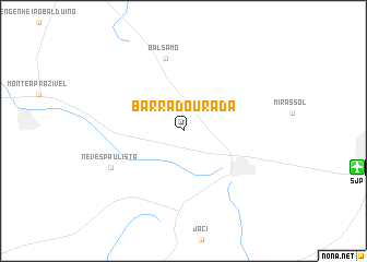 map of Barra Dourada