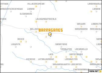 map of Barraganes